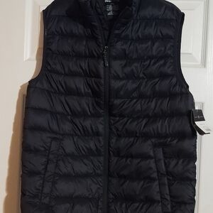 Swiss Tech Men's S Black Puffer Vest NWT